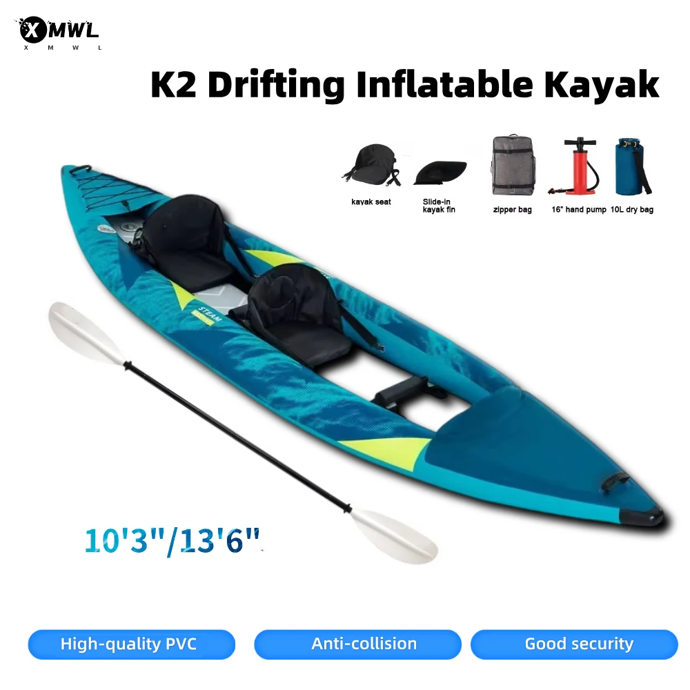 Fishing Boat Paddle - Kajak pontonowy, łódka dmuchana 1-2 osobowa