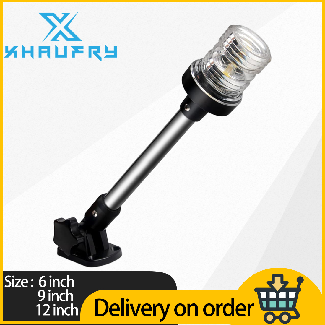 Fishing Boat Navigation Light - Białe LED-owe światła burtowe 360 stopni,
