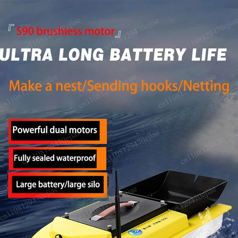 S90 12V RC Łódka Zanętowa GPS  – Fishing Boat Gps recenzja i cena